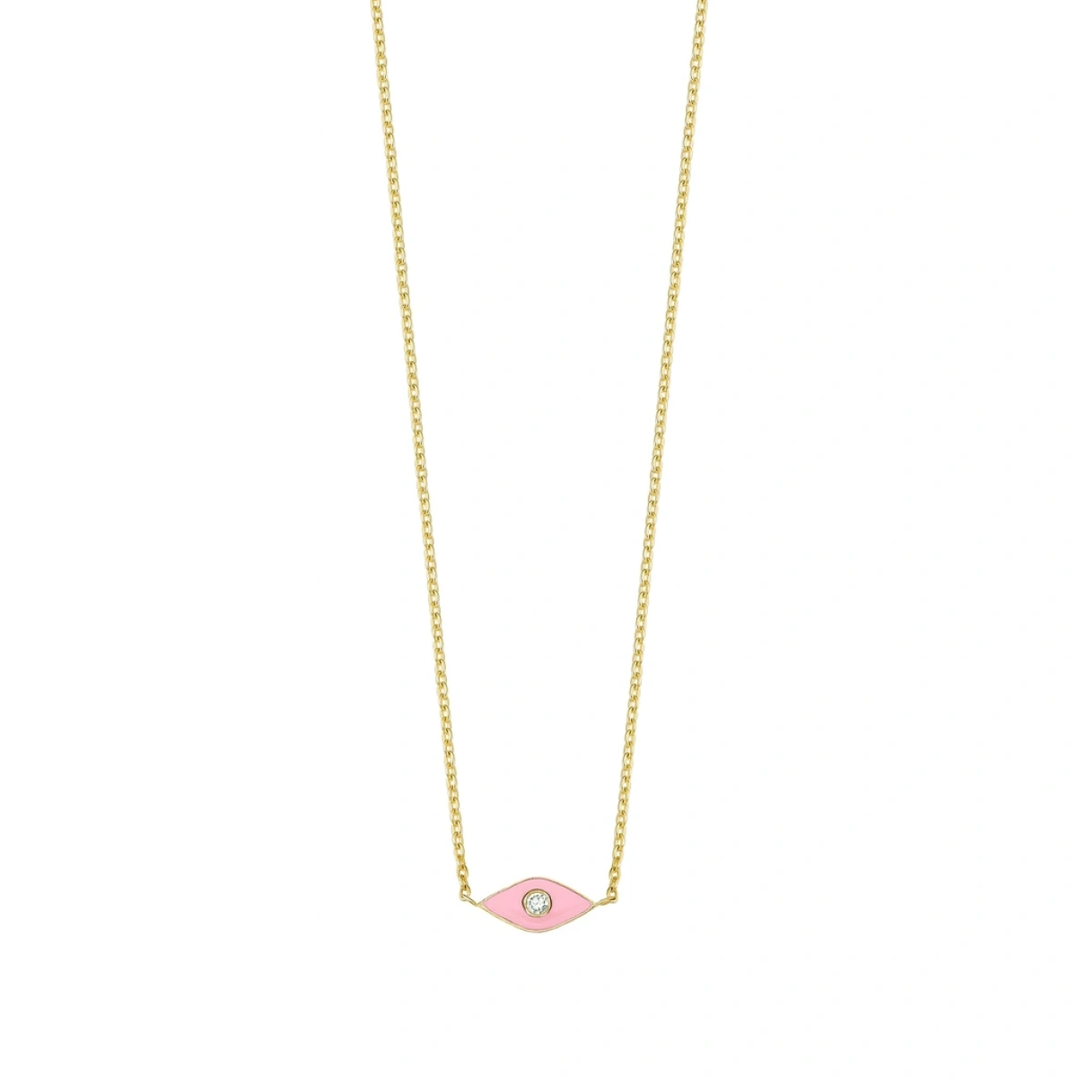 Göz Mineli Pırlanta Kolye