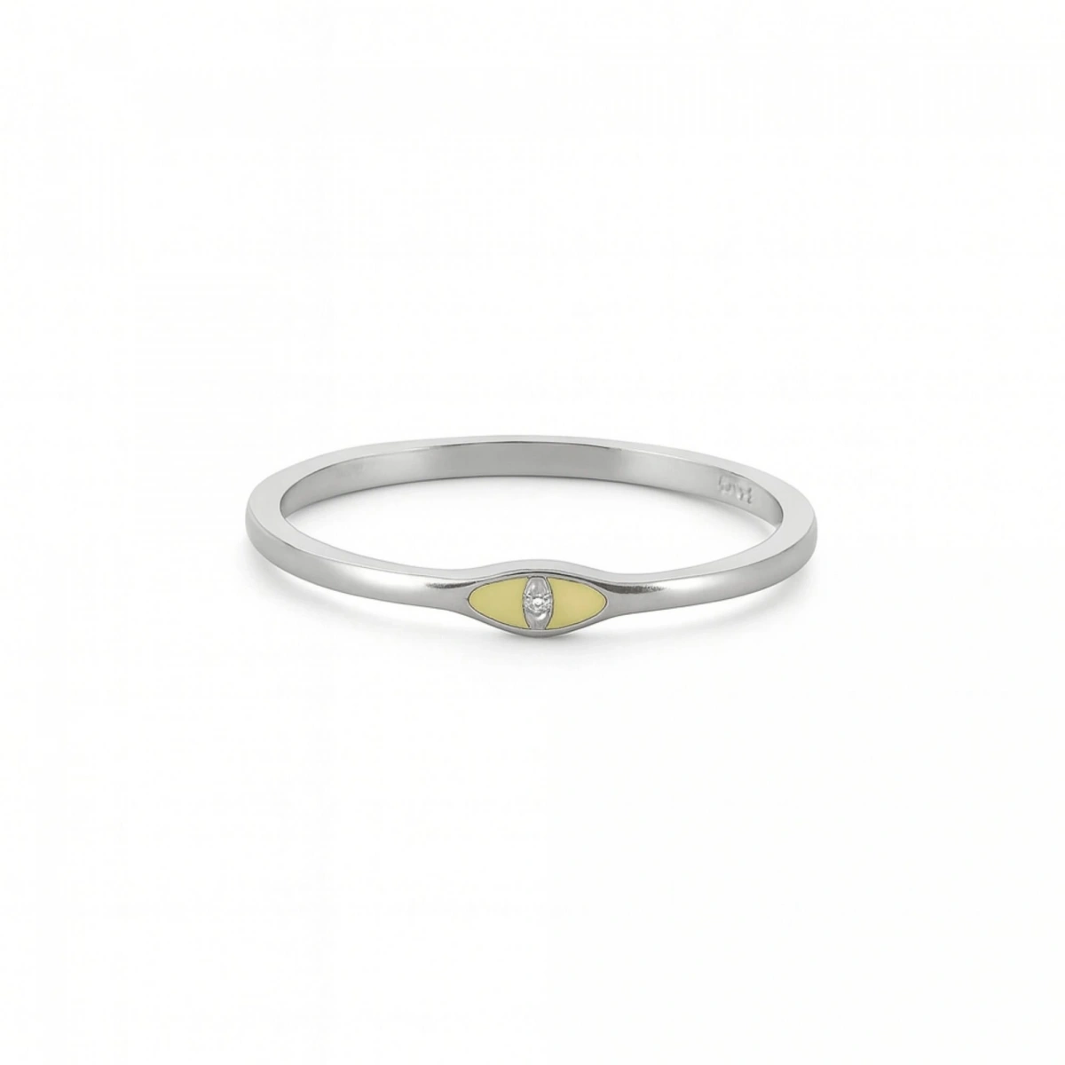 Göz Mineli Pırlanta Yüzük