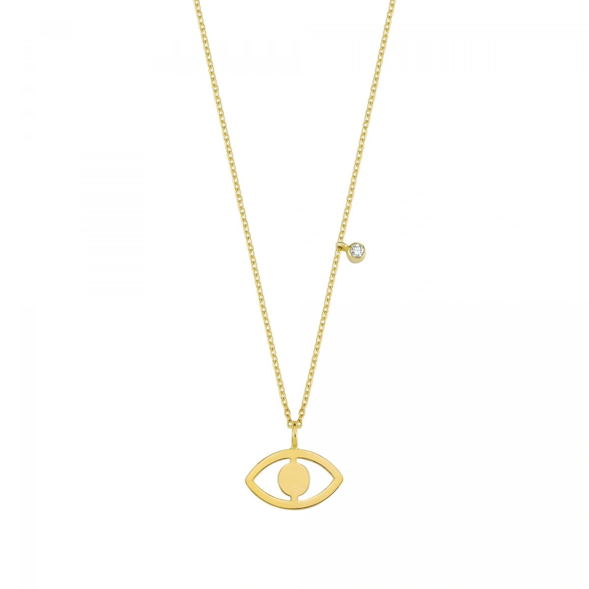 Göz Pırlanta Kolye