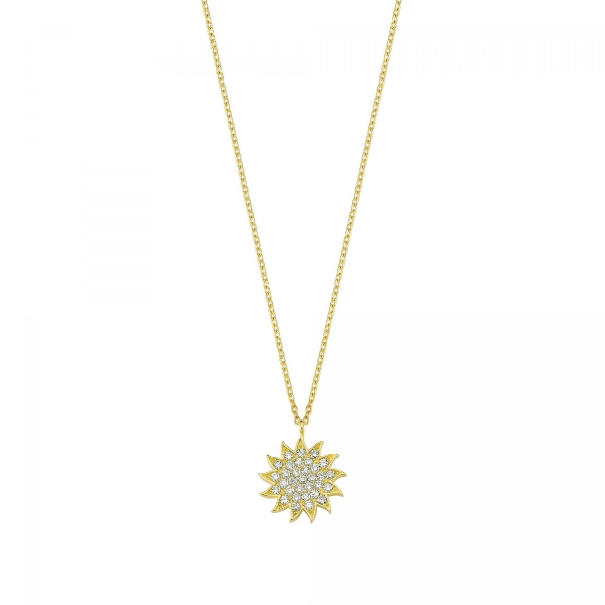 Güneş Altın Kolye