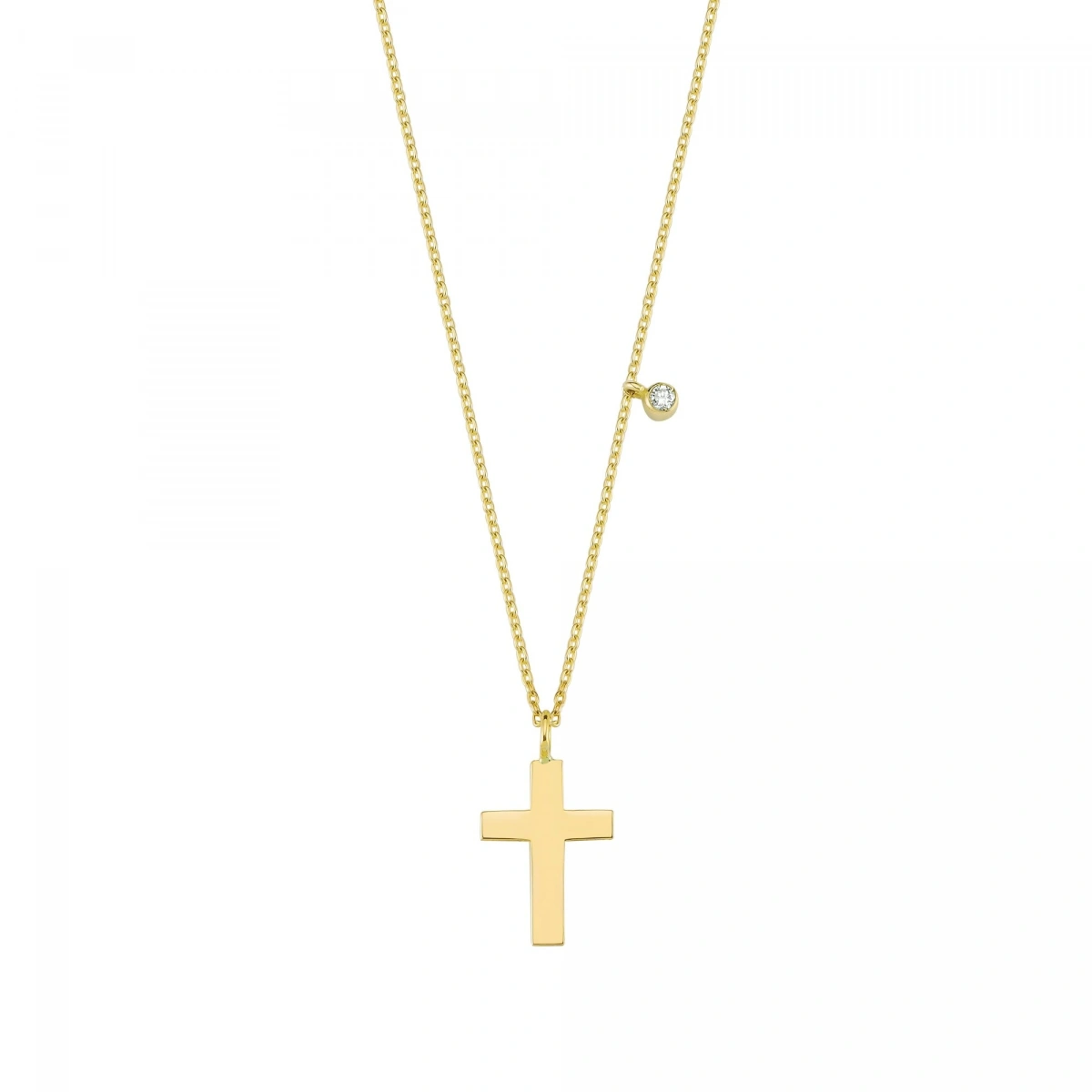 Haç Pırlanta Kolye