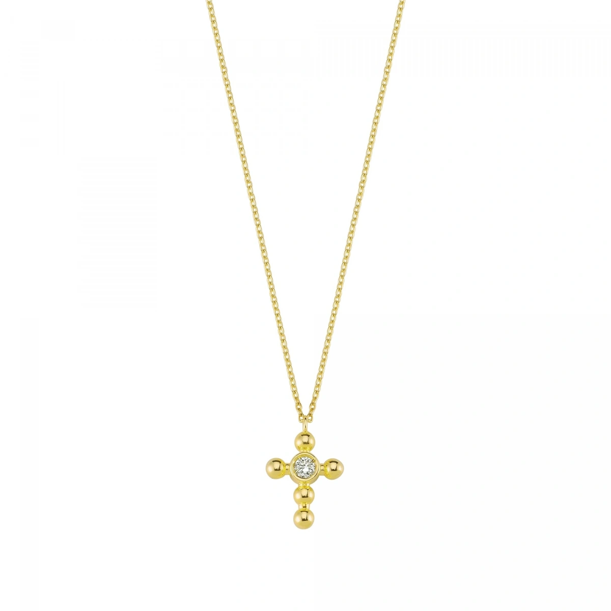 Haç Pırlanta Kolye