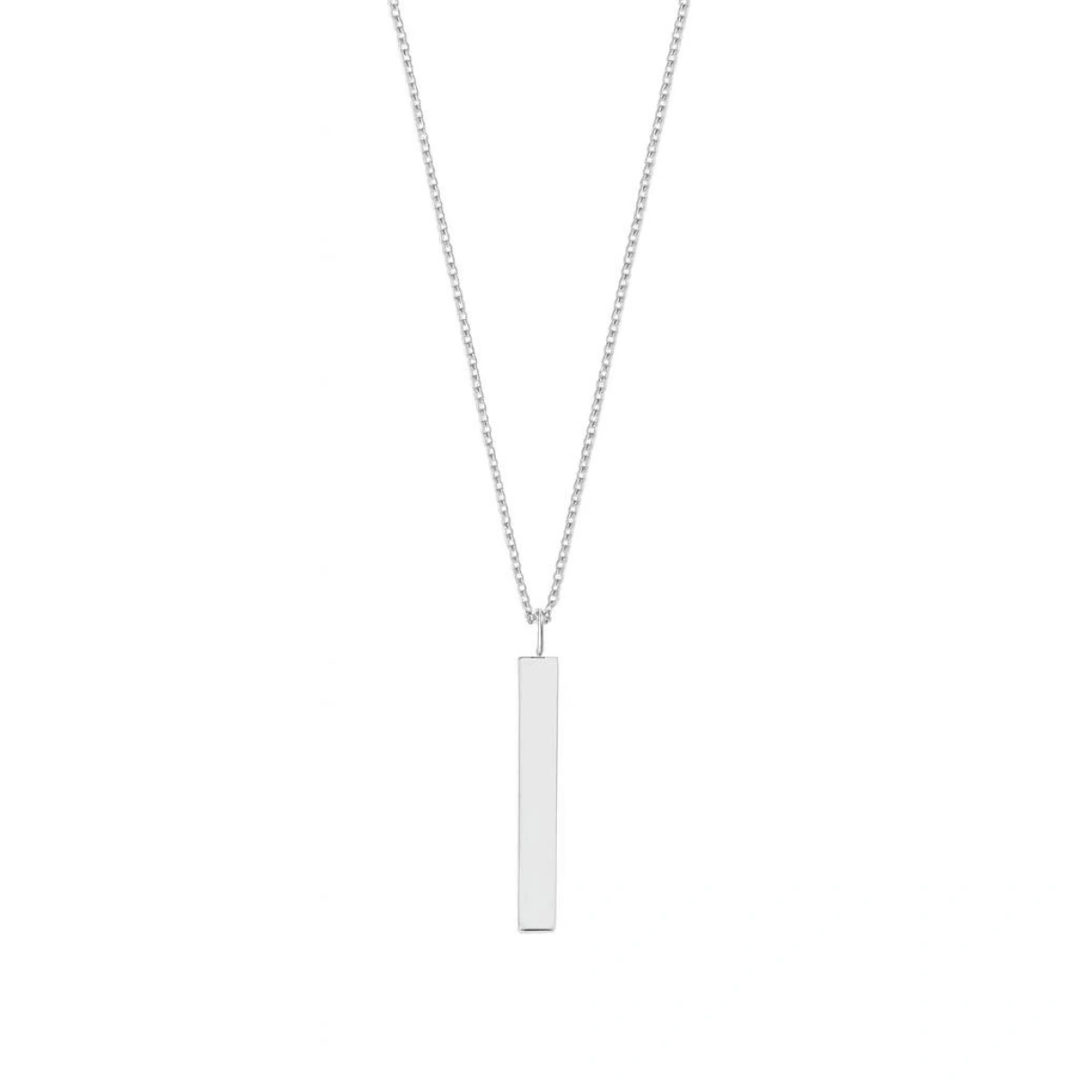 İnce Künye Pırlanta Kolye