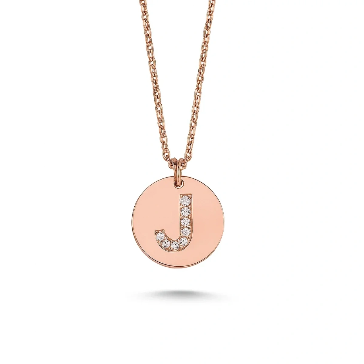 J Harfi Altın Kolye