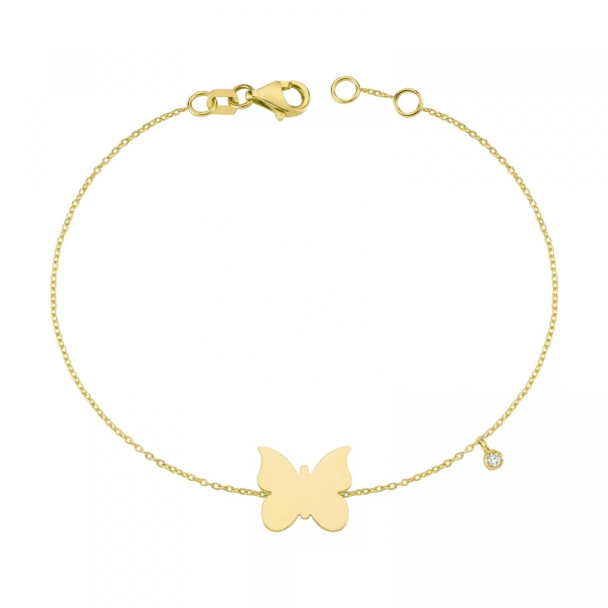 Kelebek Pırlanta Bileklik