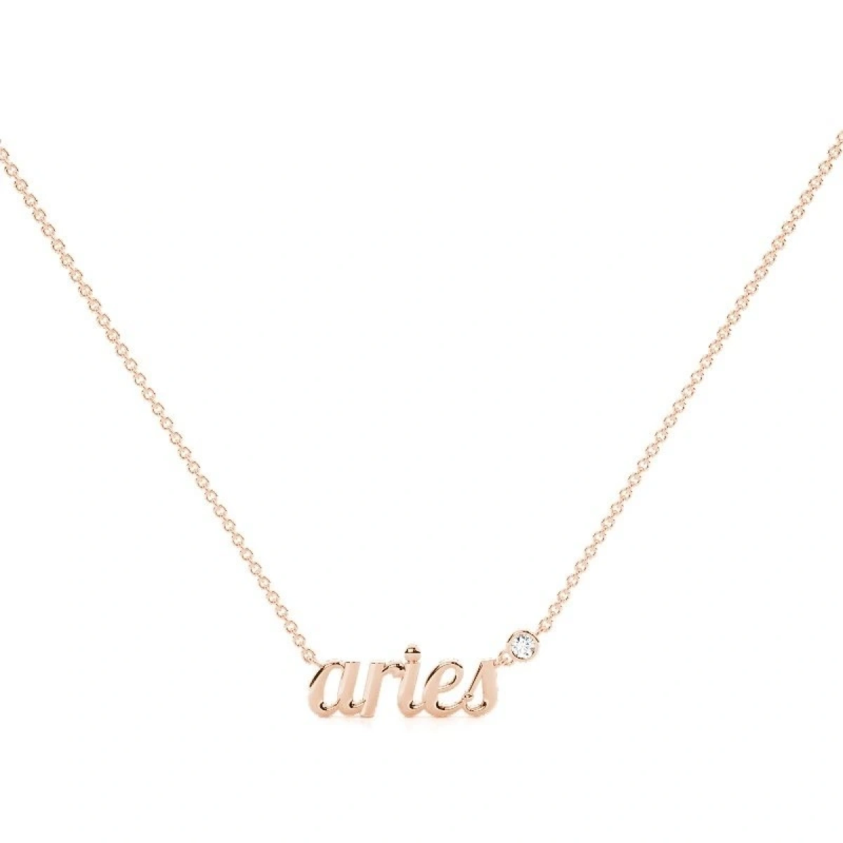 Koç Burcu Zodiac Pırlanta Kolye