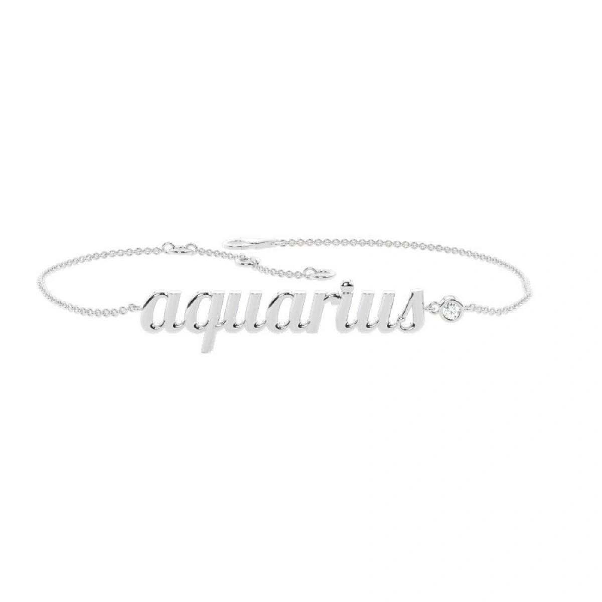 Kova Burcu Zodiac Pırlanta Bileklik