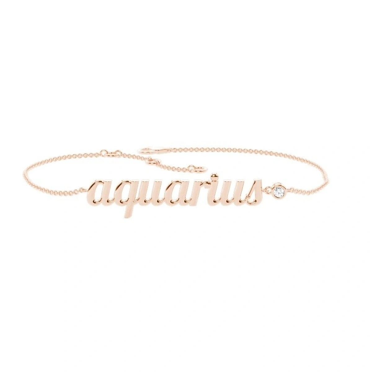 Kova Burcu Zodiac Pırlanta Bileklik