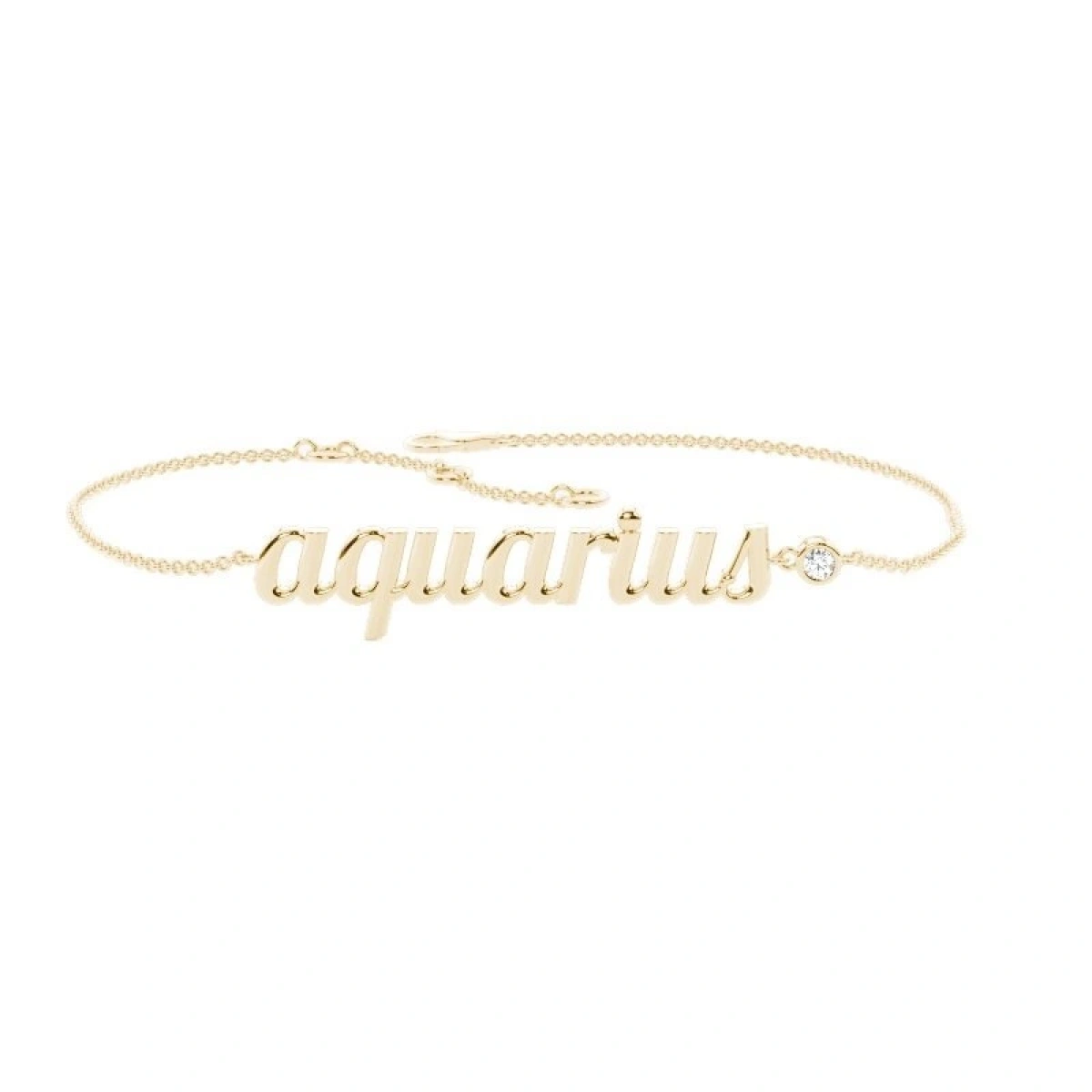 Kova Burcu Zodiac Pırlanta Bileklik