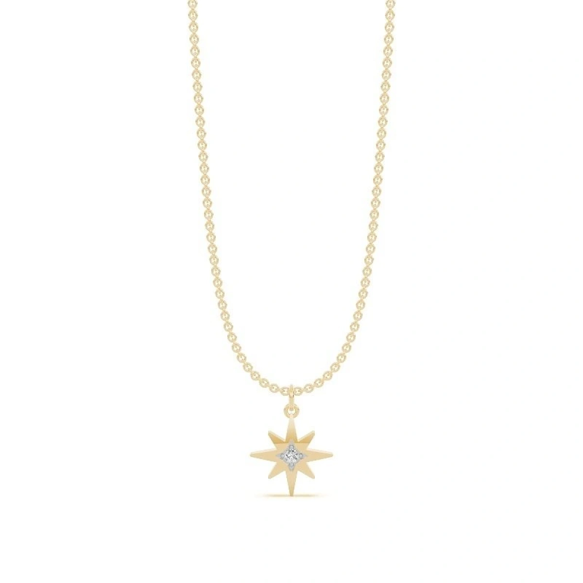 Kuzey Yıldızı Pırlanta Kolye