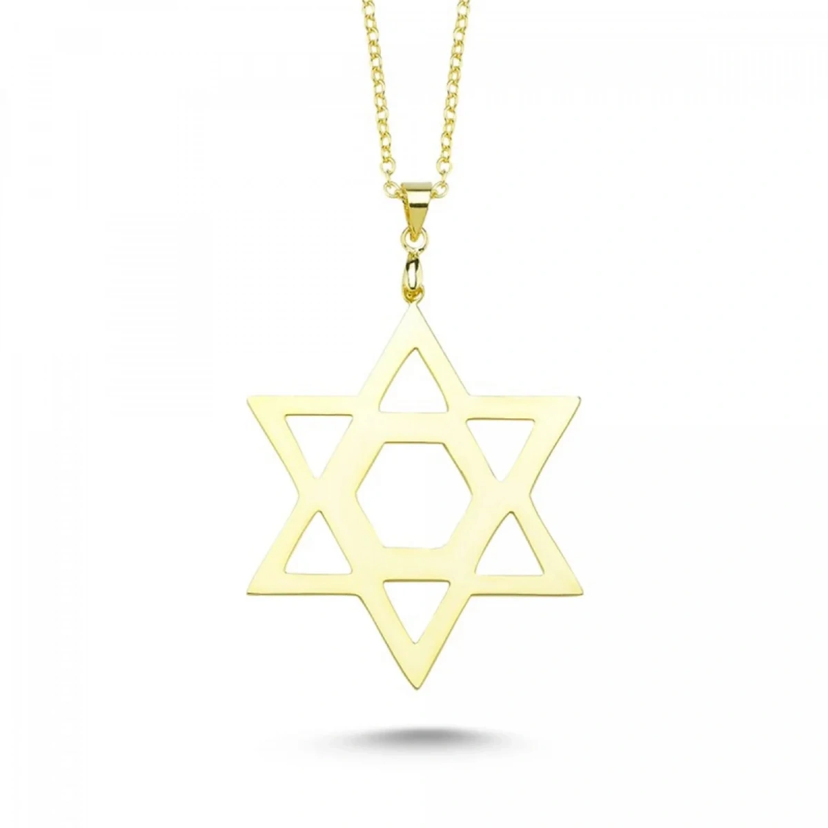 Laser Cut Davidstern Plaketten Kette