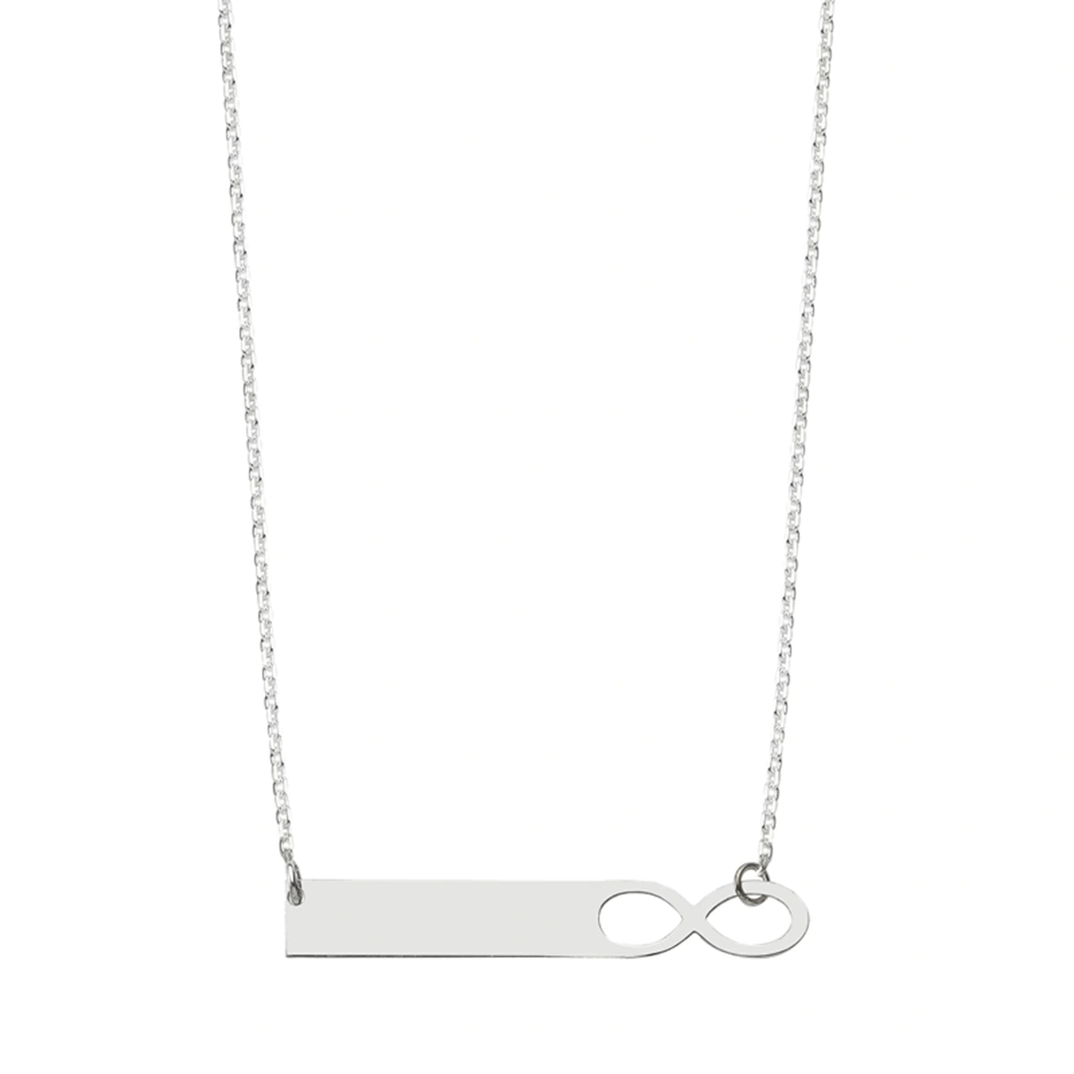 Lazer Kesim İsimli Sonsuzluk Kolye