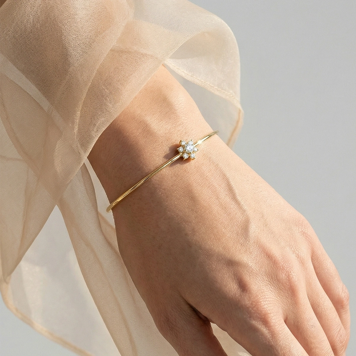 Lotus Altın Bileklik