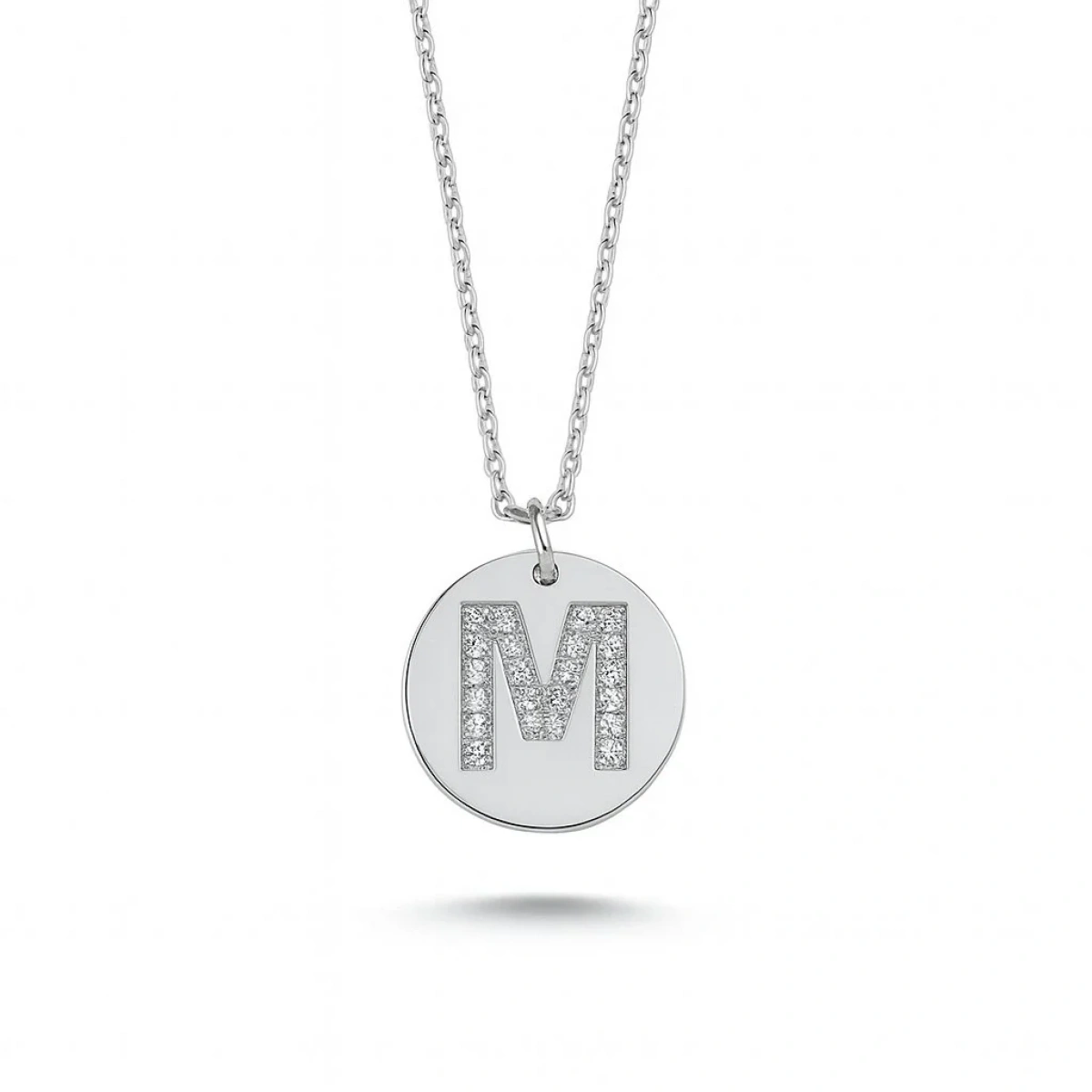 M Harfi Altın Kolye