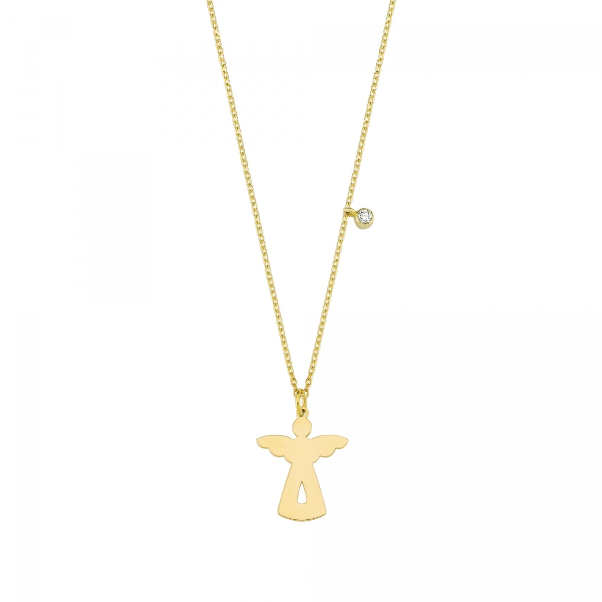 Melek Koruyucu Pırlanta Kolye