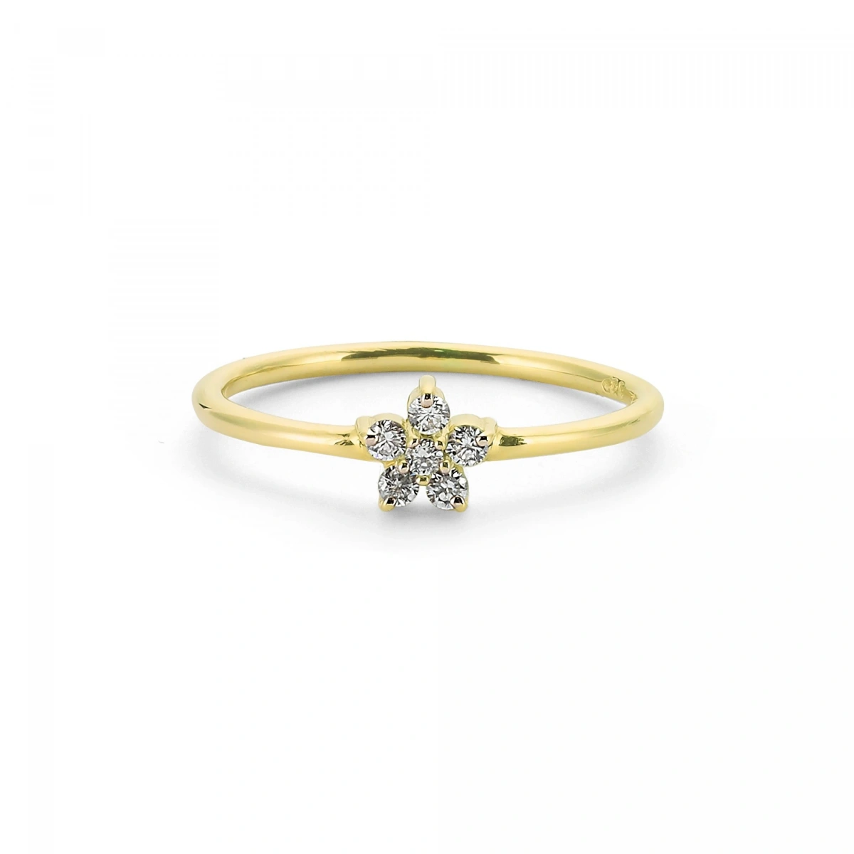 Minik Çiçek Altın Yüzük