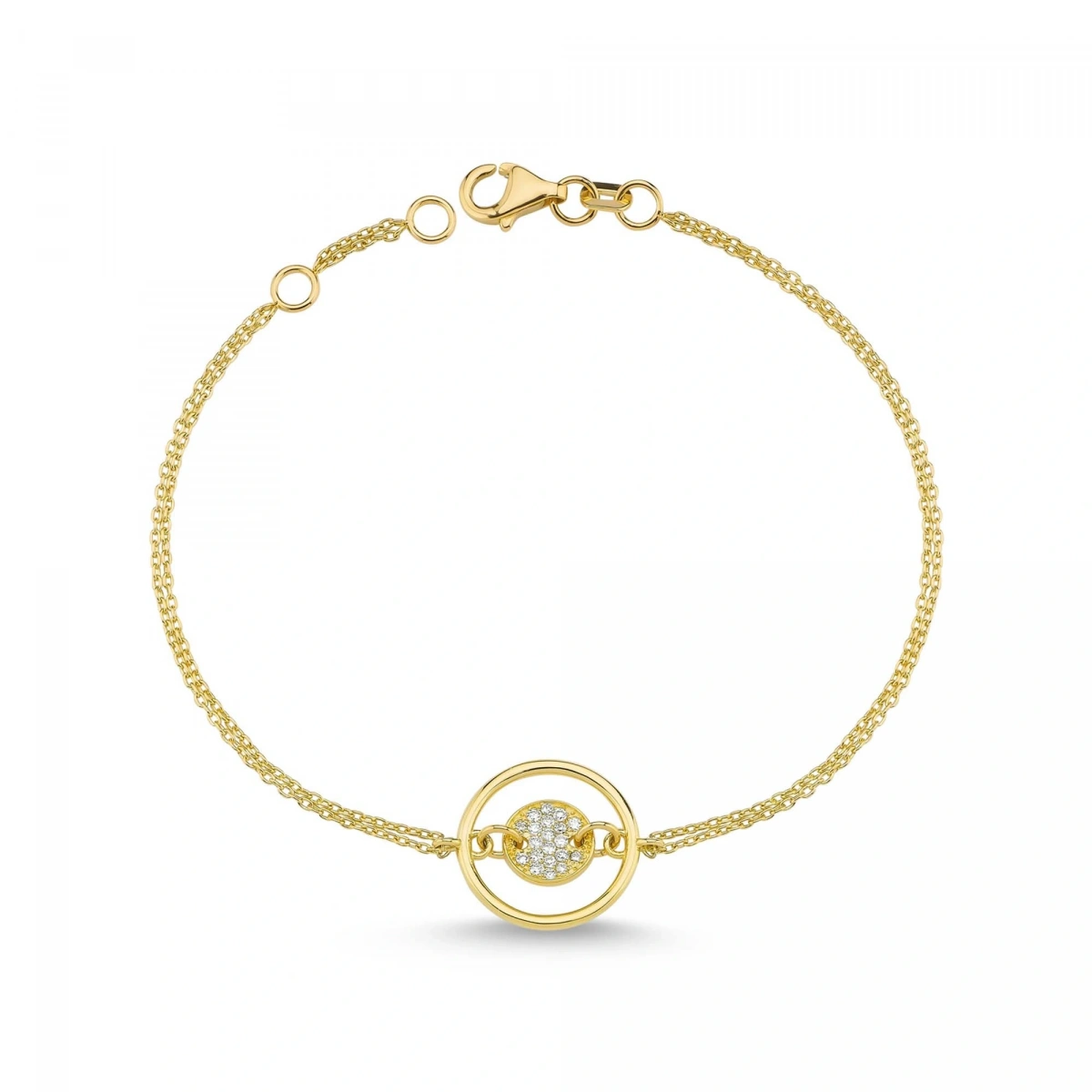 Modern Denge Altın Bileklik