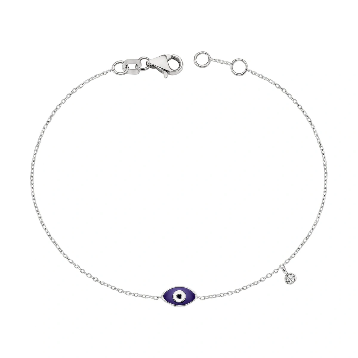 Nazar Göz Mineli Pırlanta Bileklik