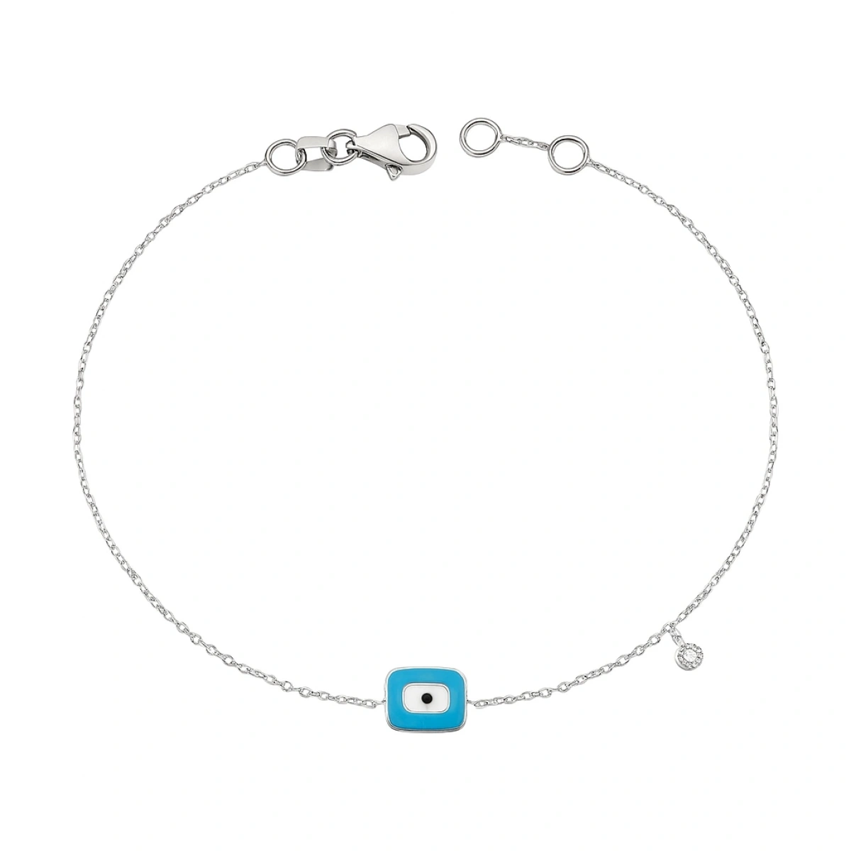 Nazar Mineli Pırlanta Bileklik