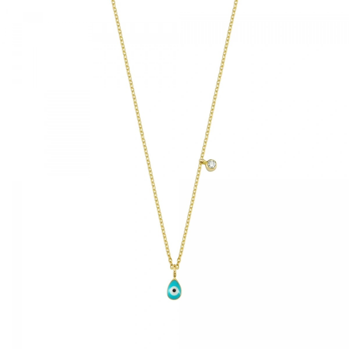 Nazar Pırlanta Kolye