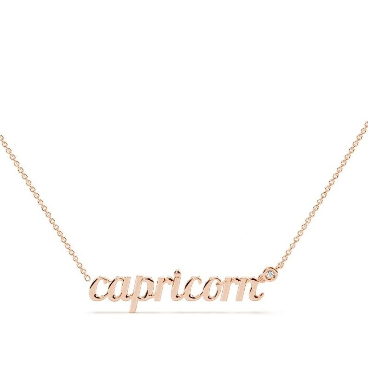 Oğlak Burcu Zodiac Pırlanta Kolye