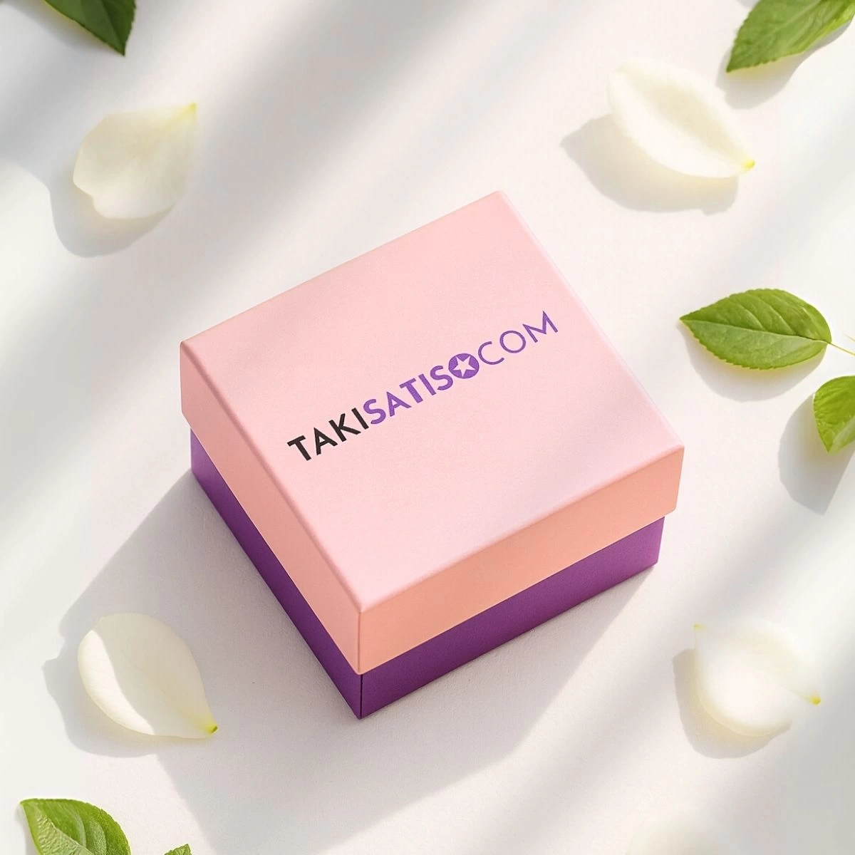 Pembe Mineli Swarovski Taşlı  Yunuslu  Satürn Gümüş Kolye