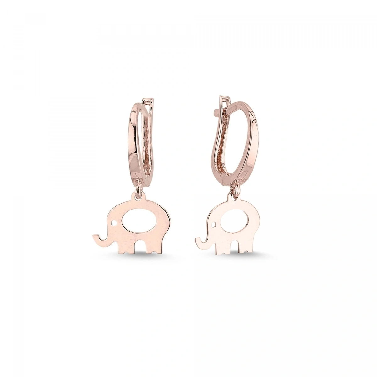 Şans Fili Altın Küpe