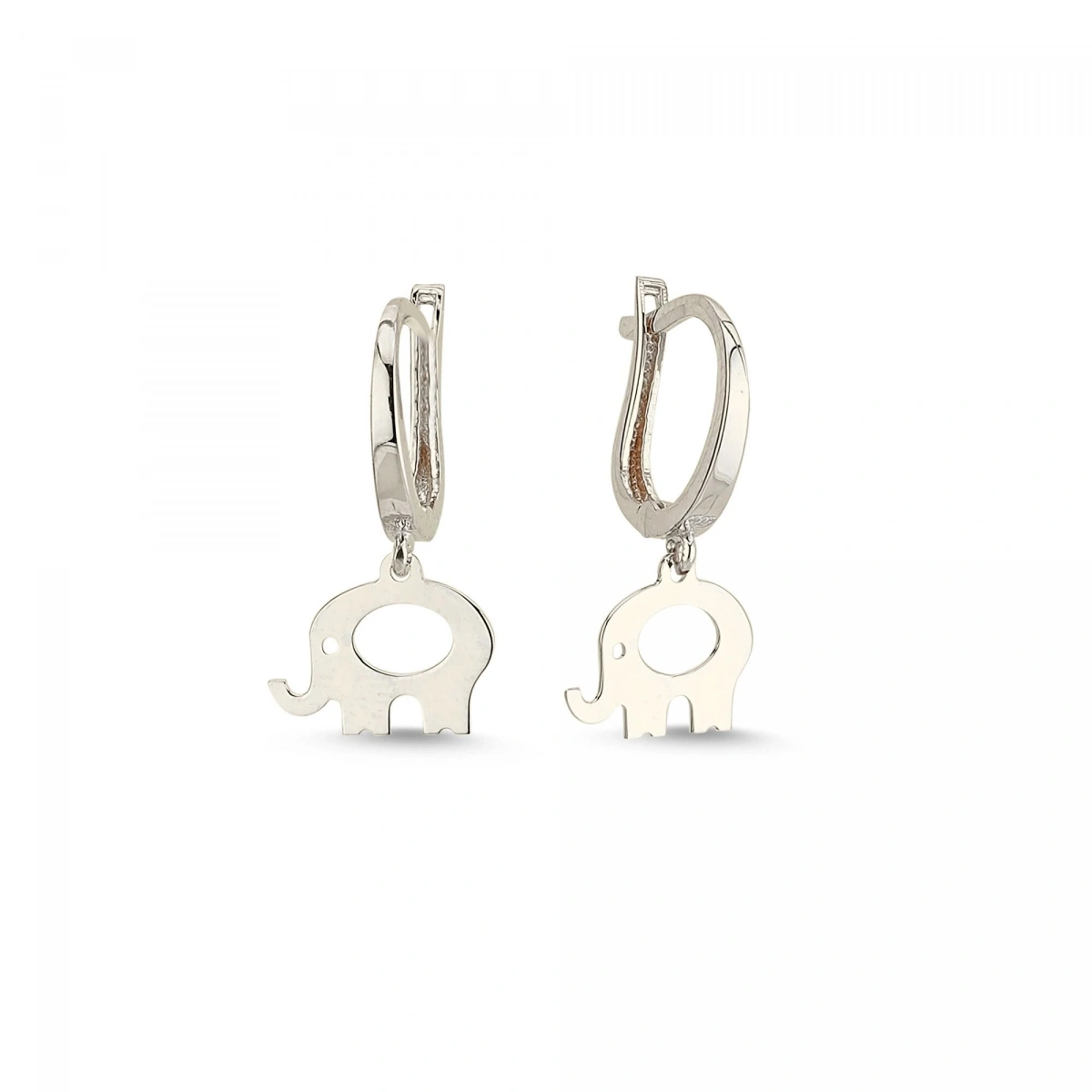 Şans Fili Altın Küpe