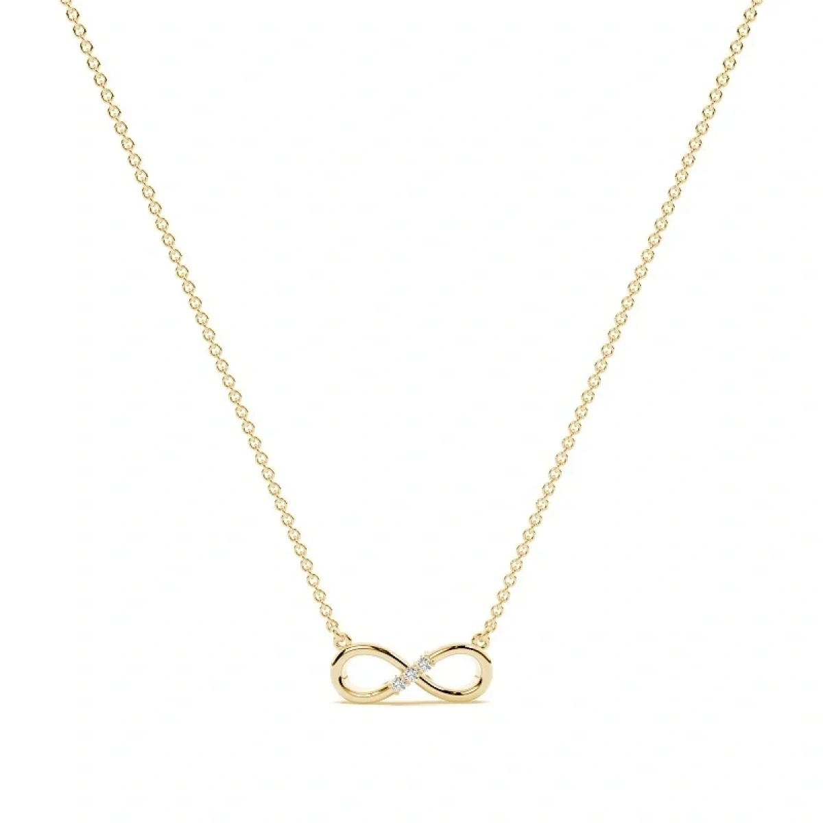Sonsuzluk Altın Kolye