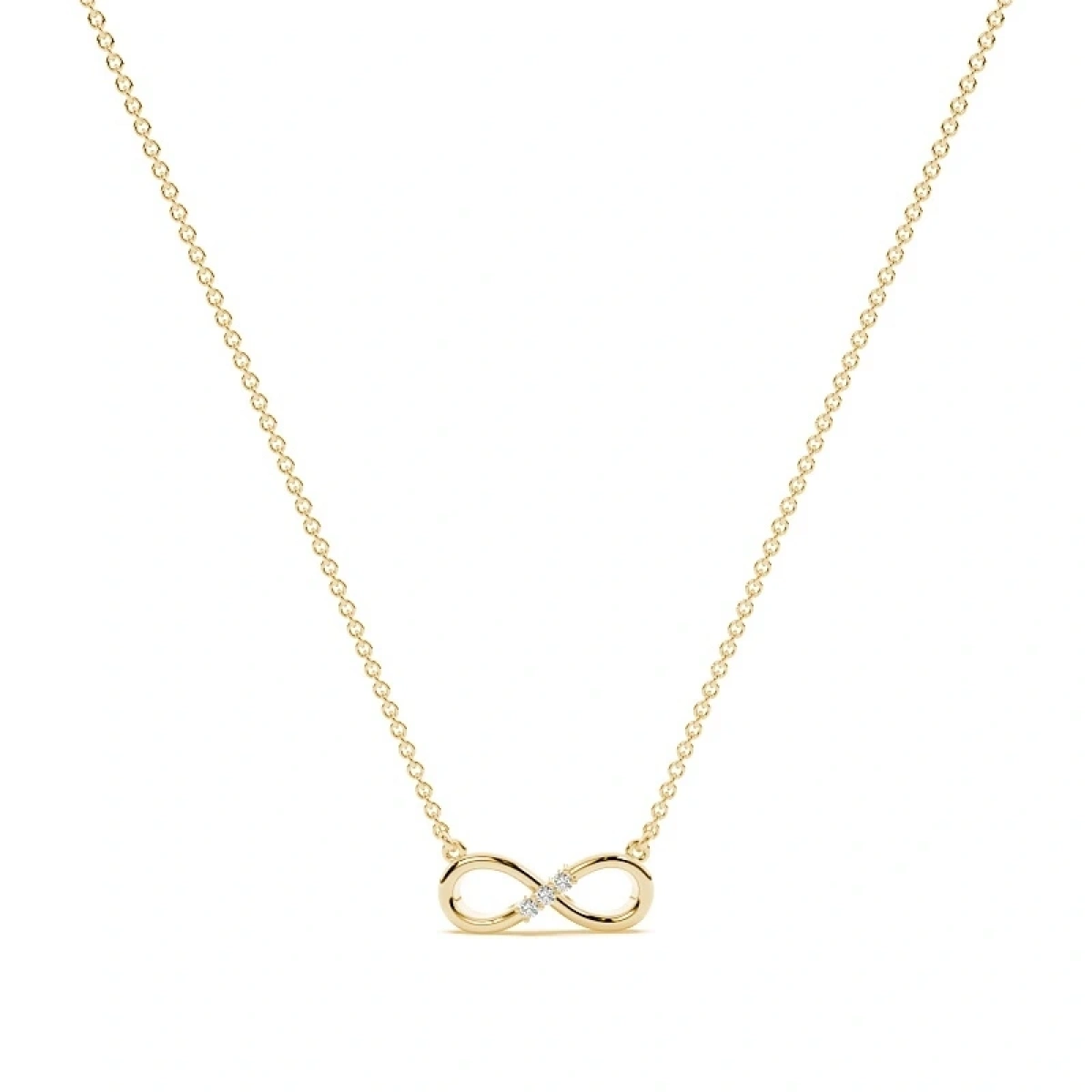 Sonsuzluk Altın Kolye