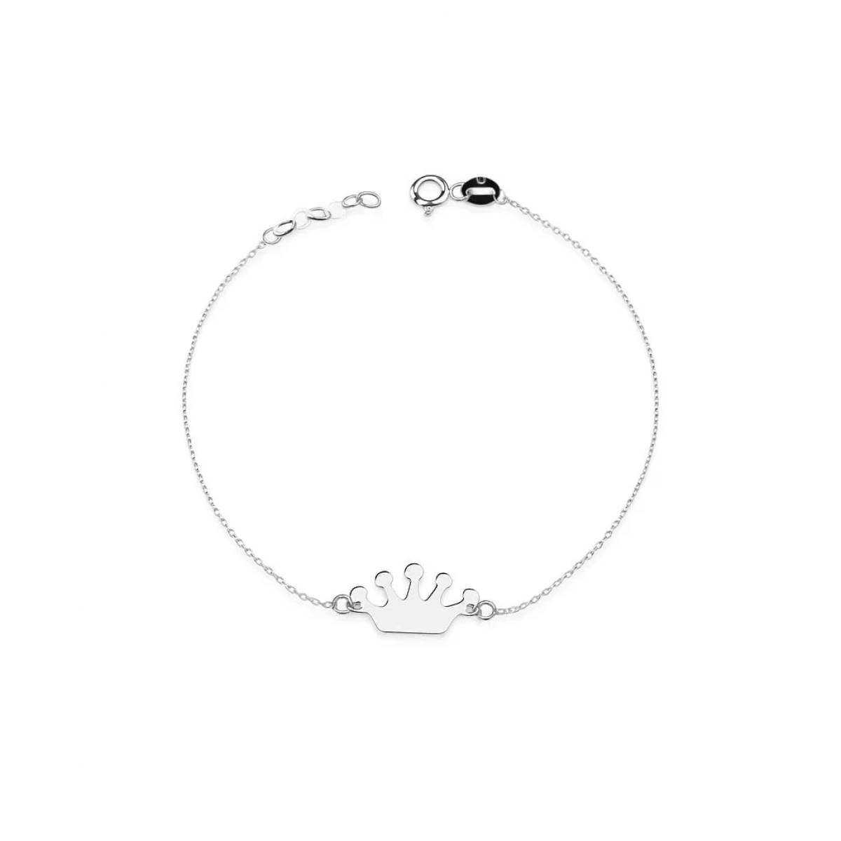 Taç Plaka Altın Bileklik