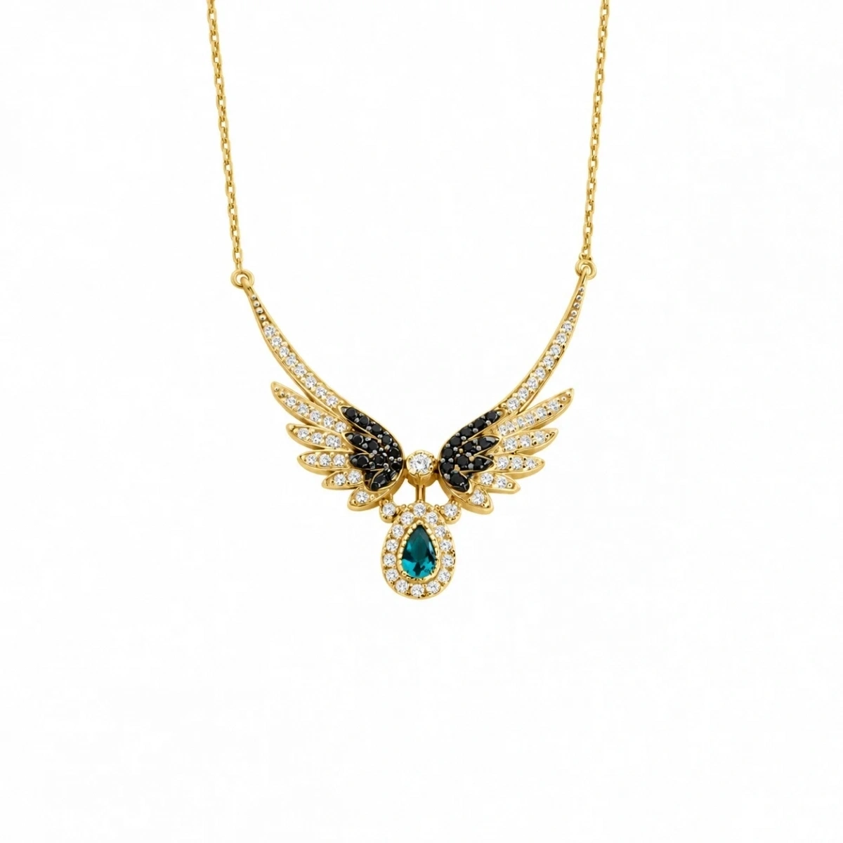 Stone Wing Necklace