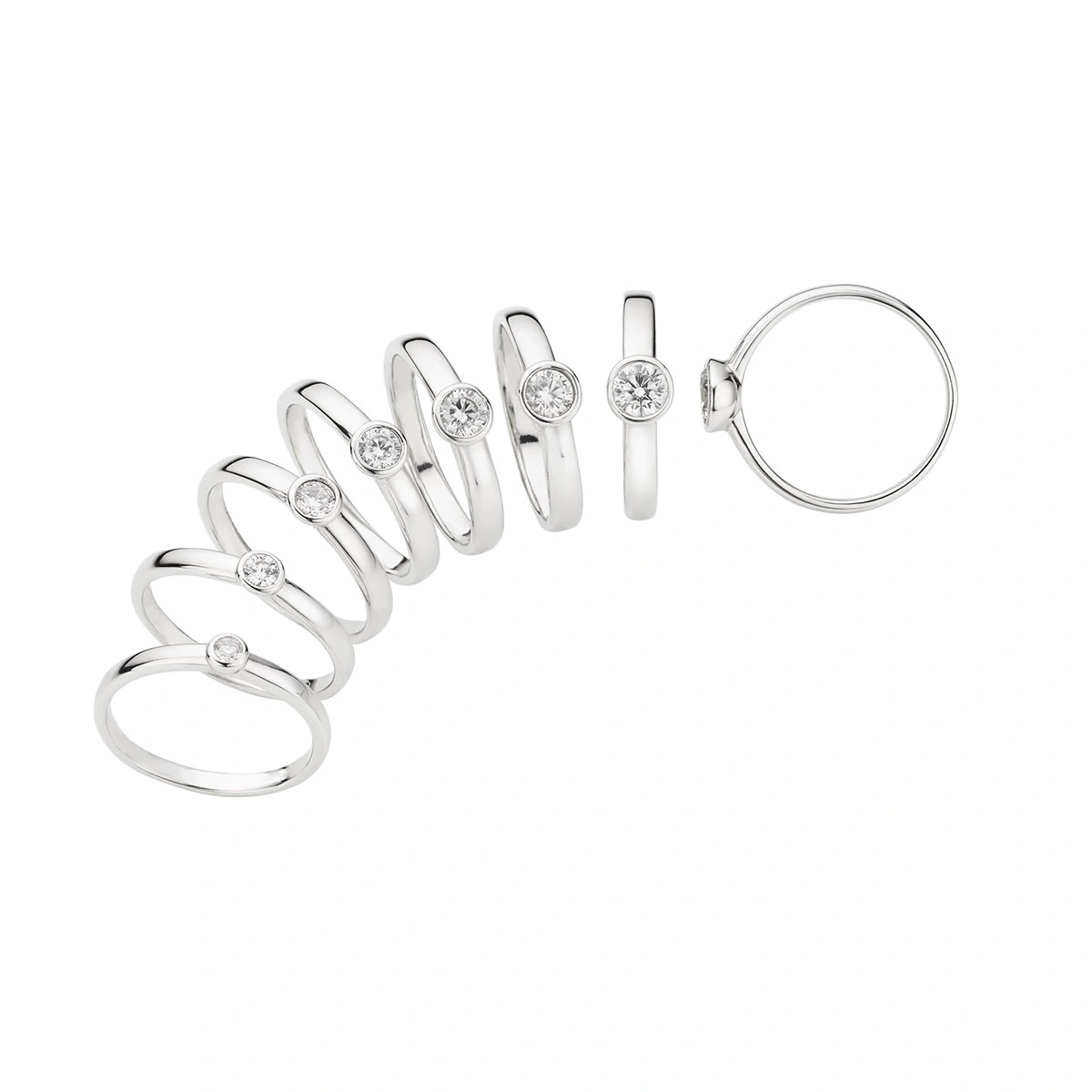 0,05 ct Novia Tektaş Pırlanta Yüzük