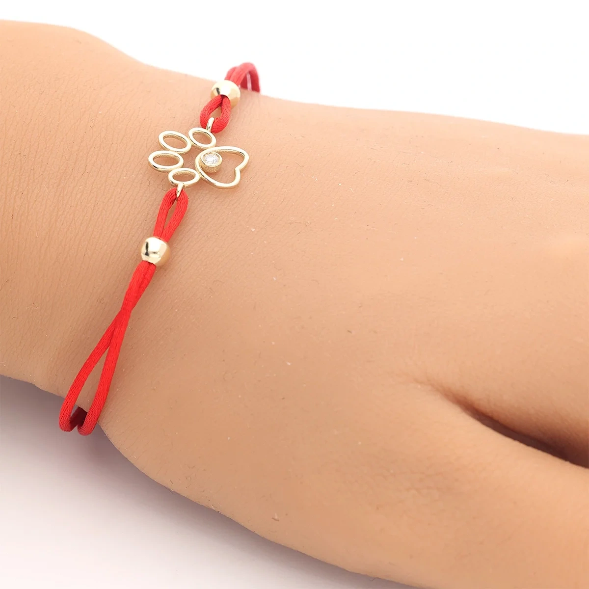 Tektaş Pırlantalı Pati Bileklik