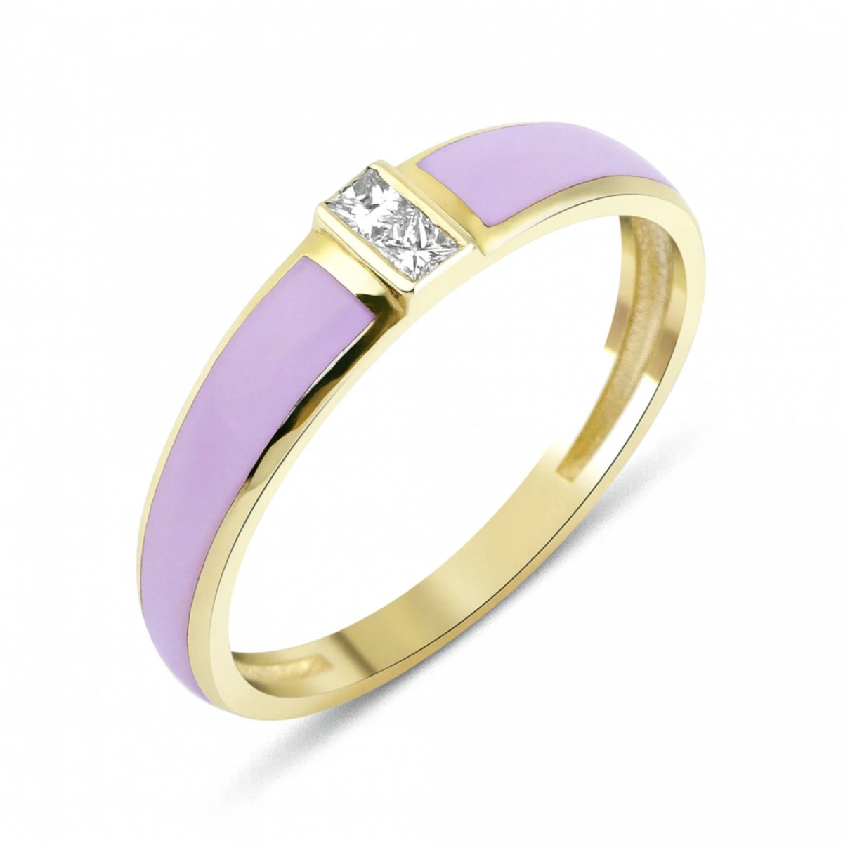 Yazın Neşesi Mineli Prenses Taşlı Altın Yüzük