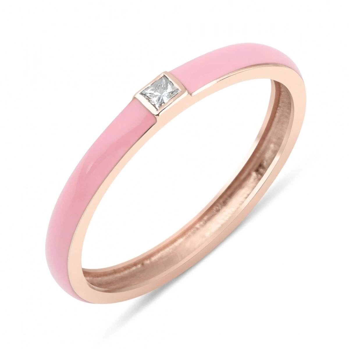 Yazın Neşesi Mineli Prenses Taşlı Altın Yüzük