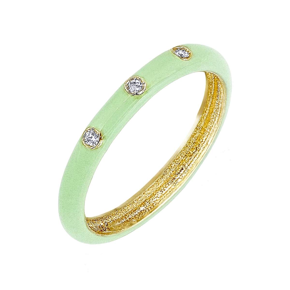 Yazın Neşesi Mineli Taşlı Altın Yüzük