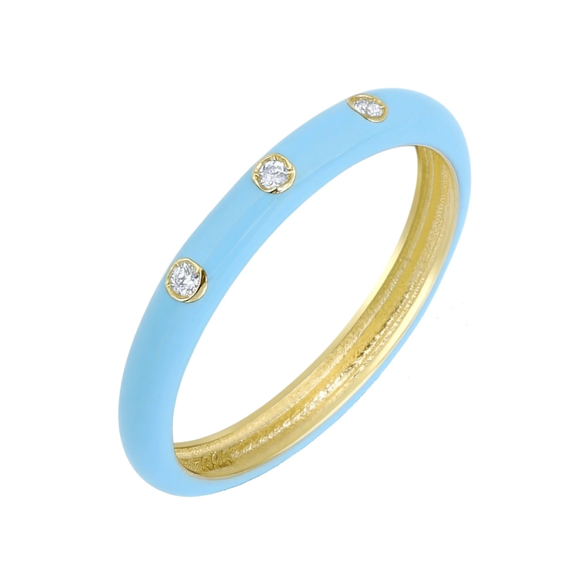 Yazın Neşesi Mineli Taşlı Altın Yüzük