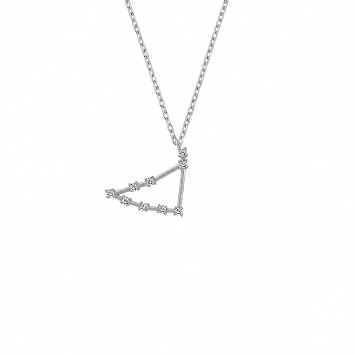 Capricorn Zodiac Sign Star Map Necklace