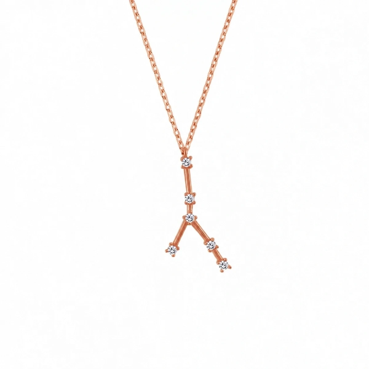 Star Map Cancer Zodiac Necklace