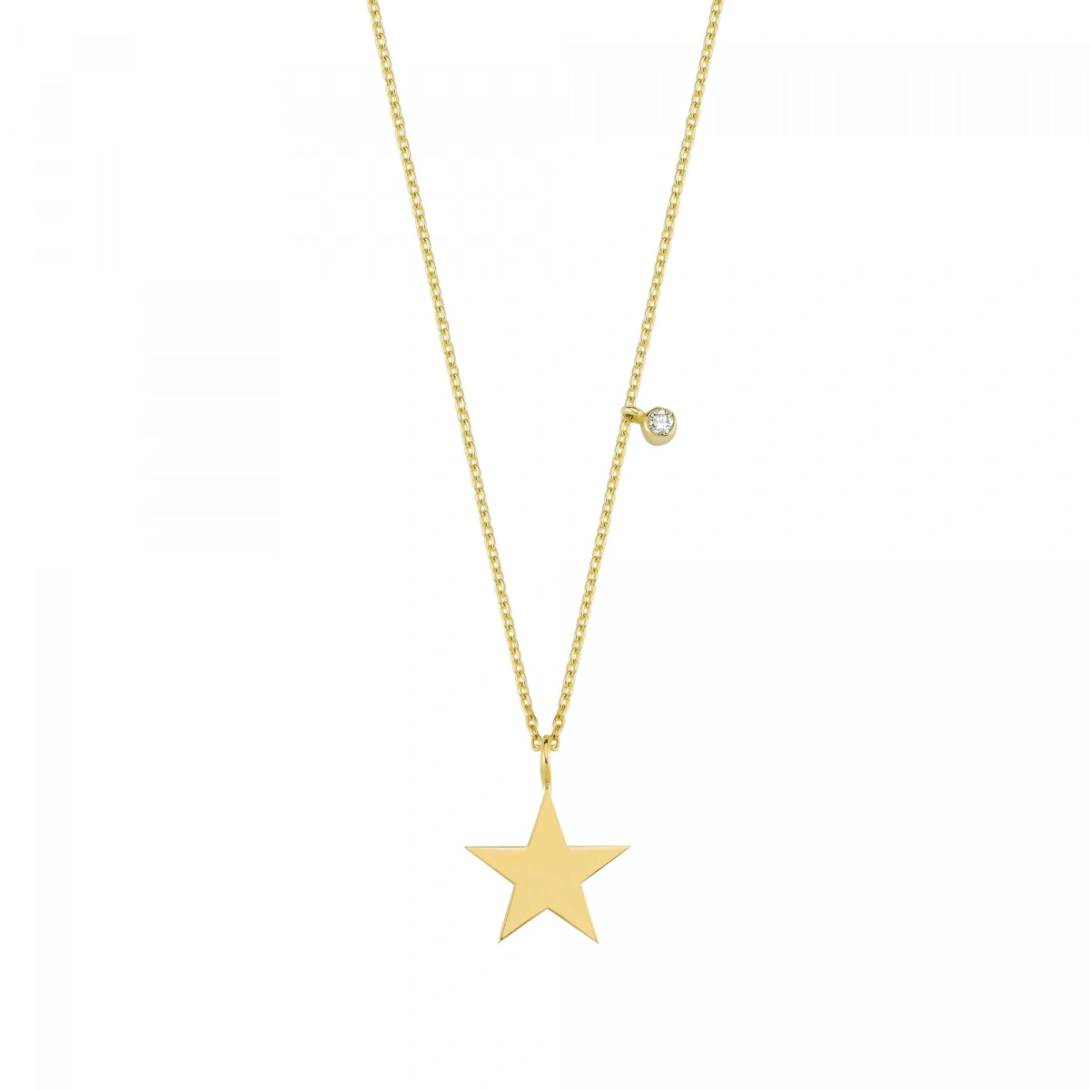 Yıldız Pırlanta Kolye