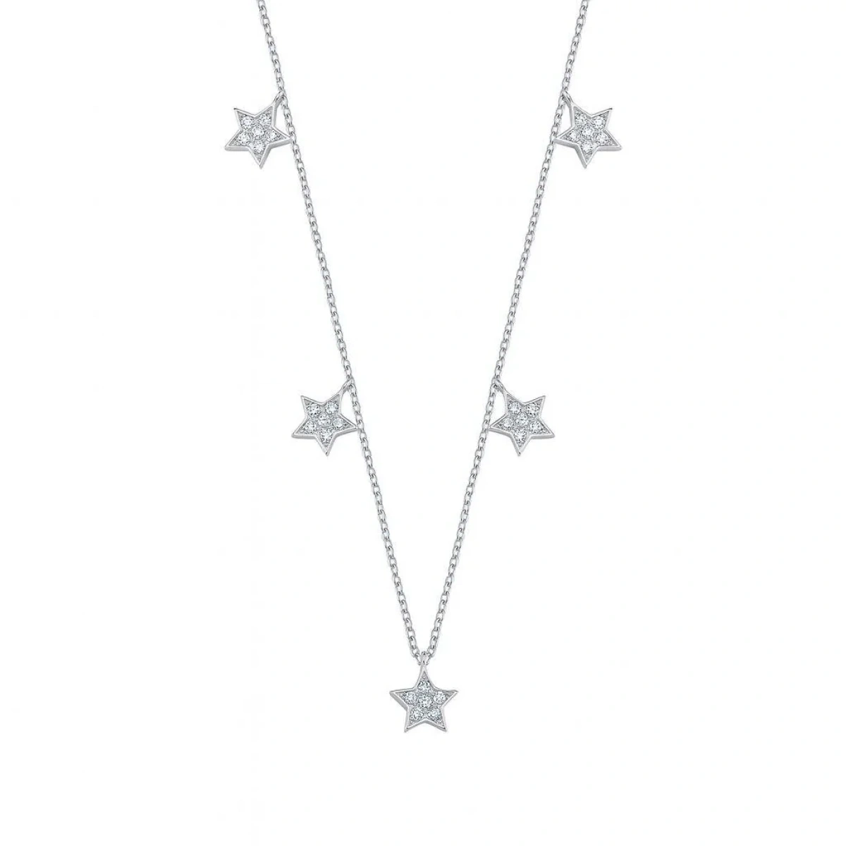 Yıldız Sallantılı Altın Zincir Kolye