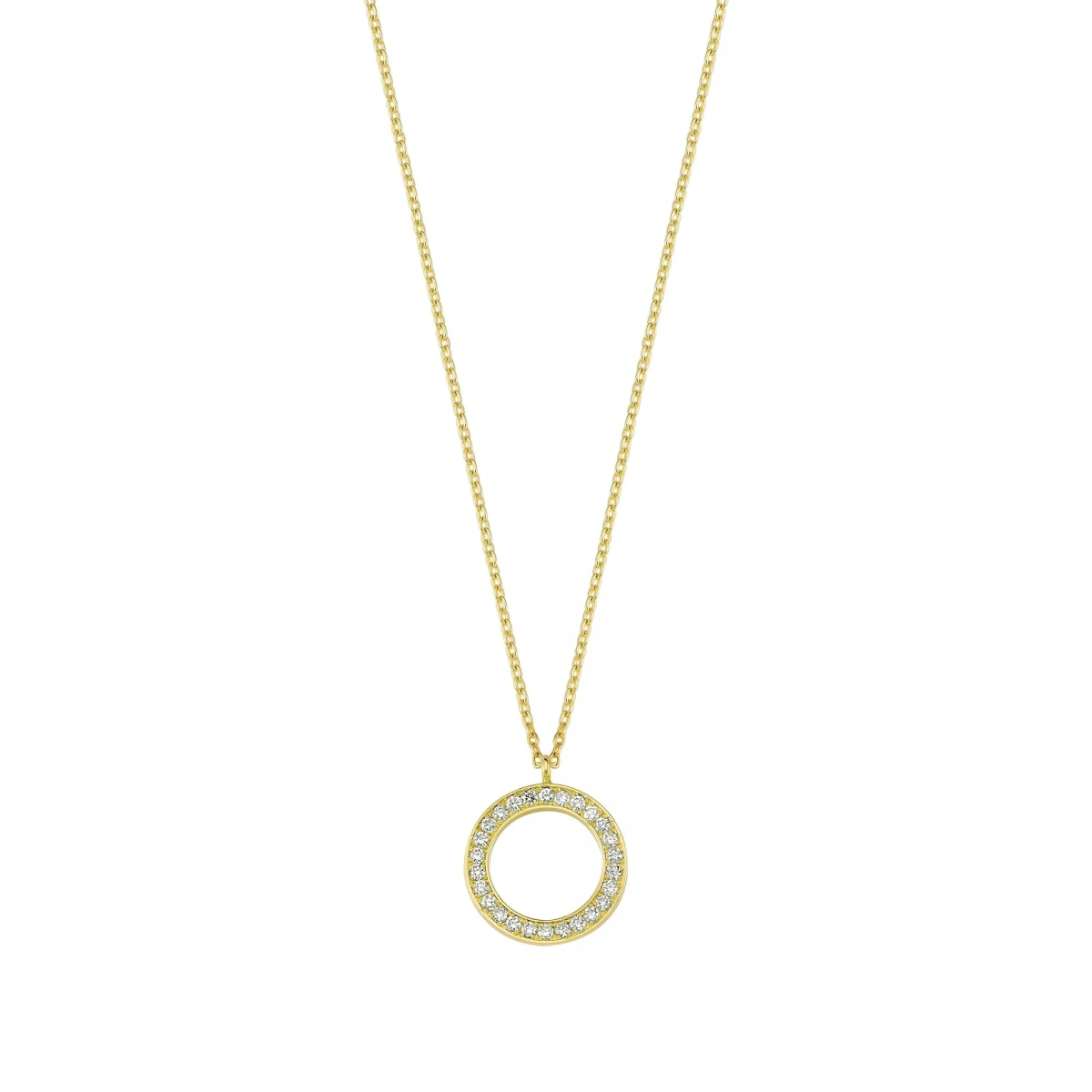 Yuvarlak Altın Kolye