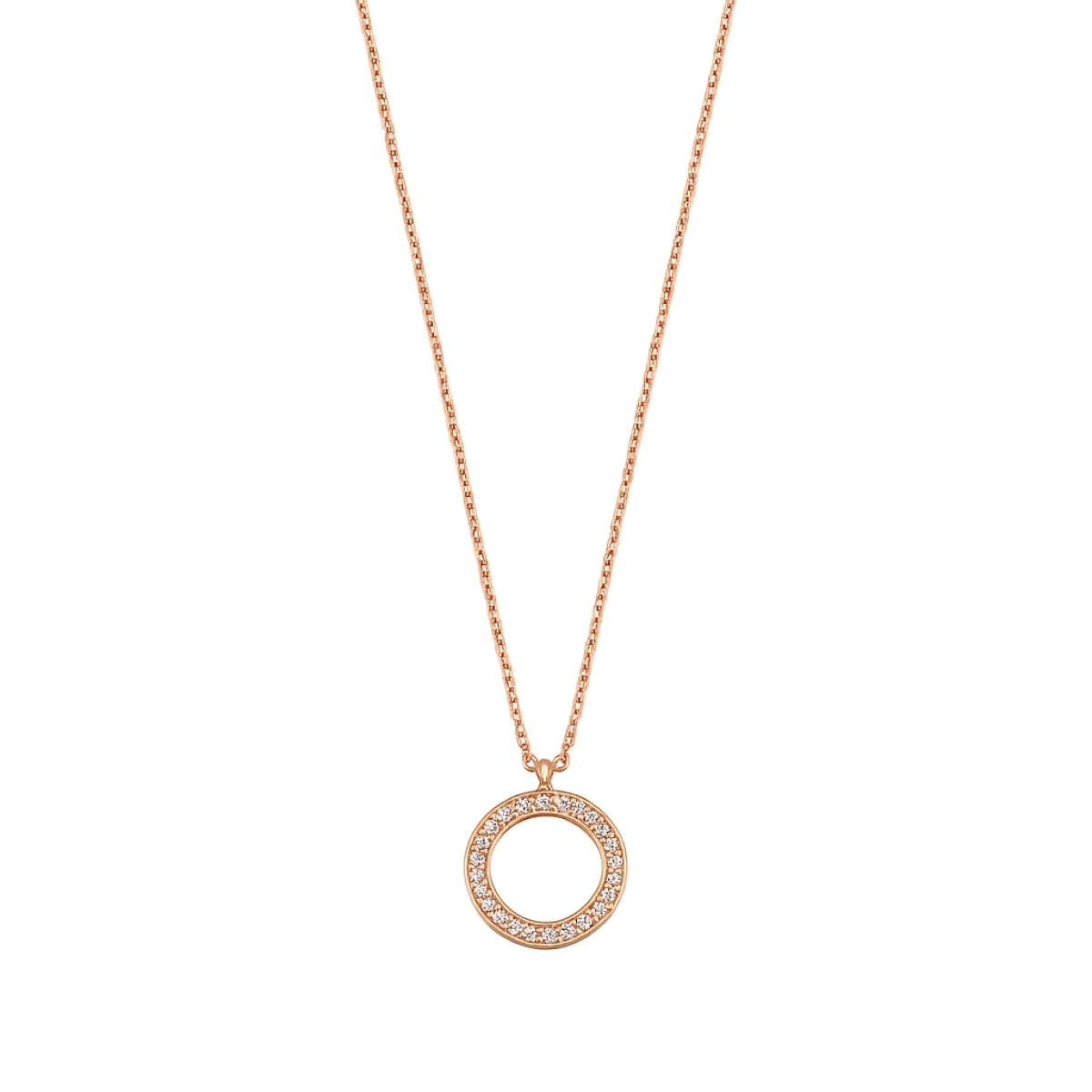 Yuvarlak Altın Kolye