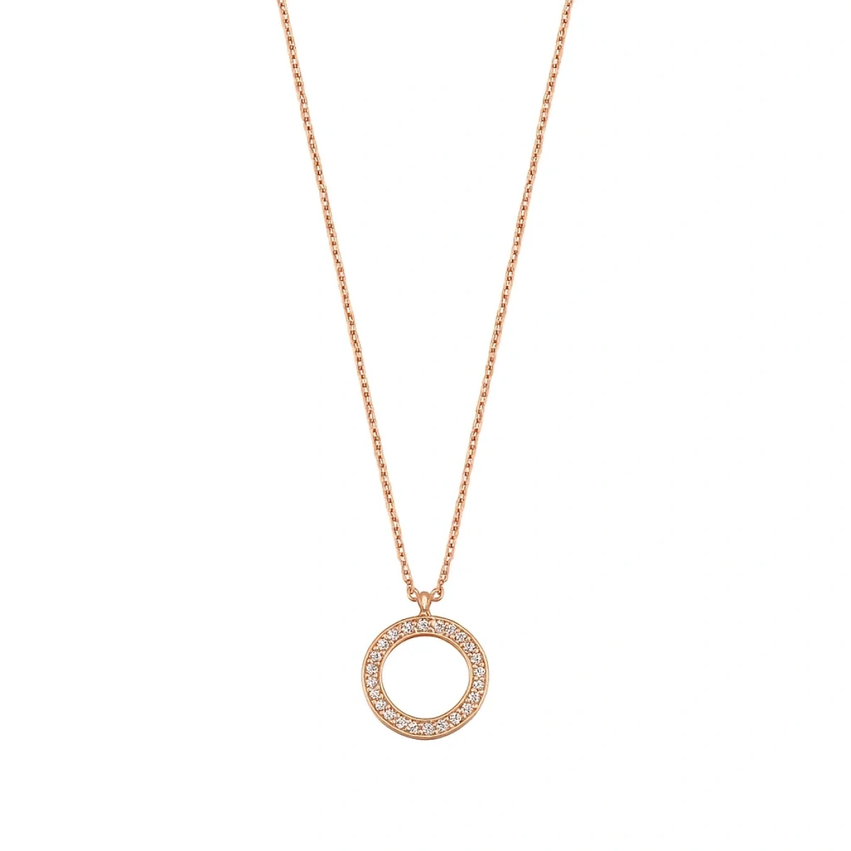 Yuvarlak Altın Kolye