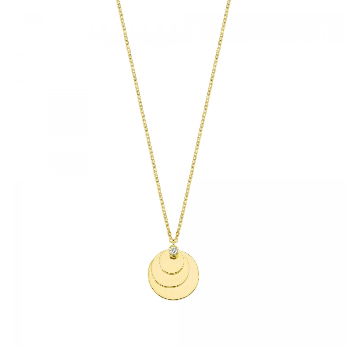 Yuvarlaklar Pırlanta Kolye