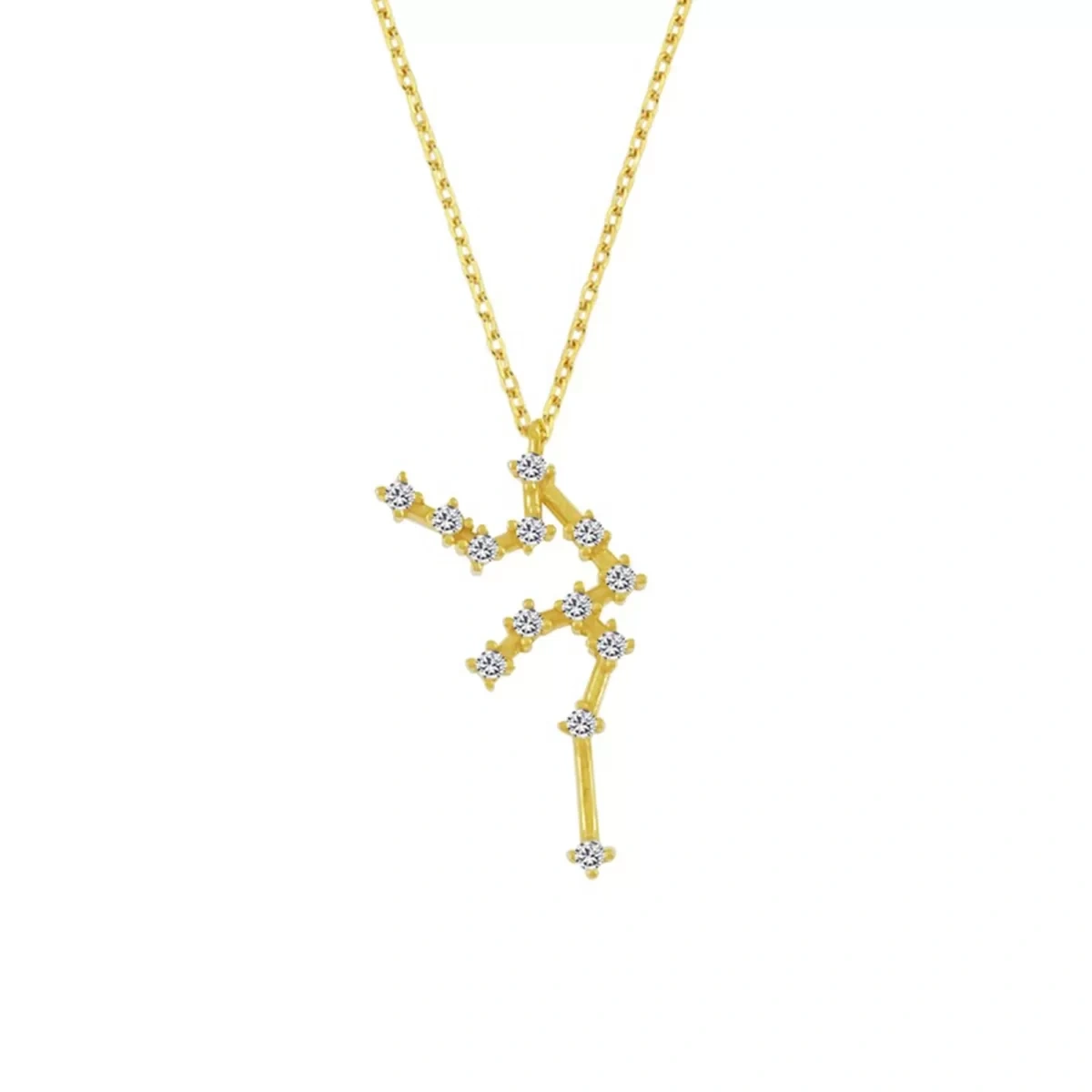 Yıldız Haritası Kova Burcu Kolye