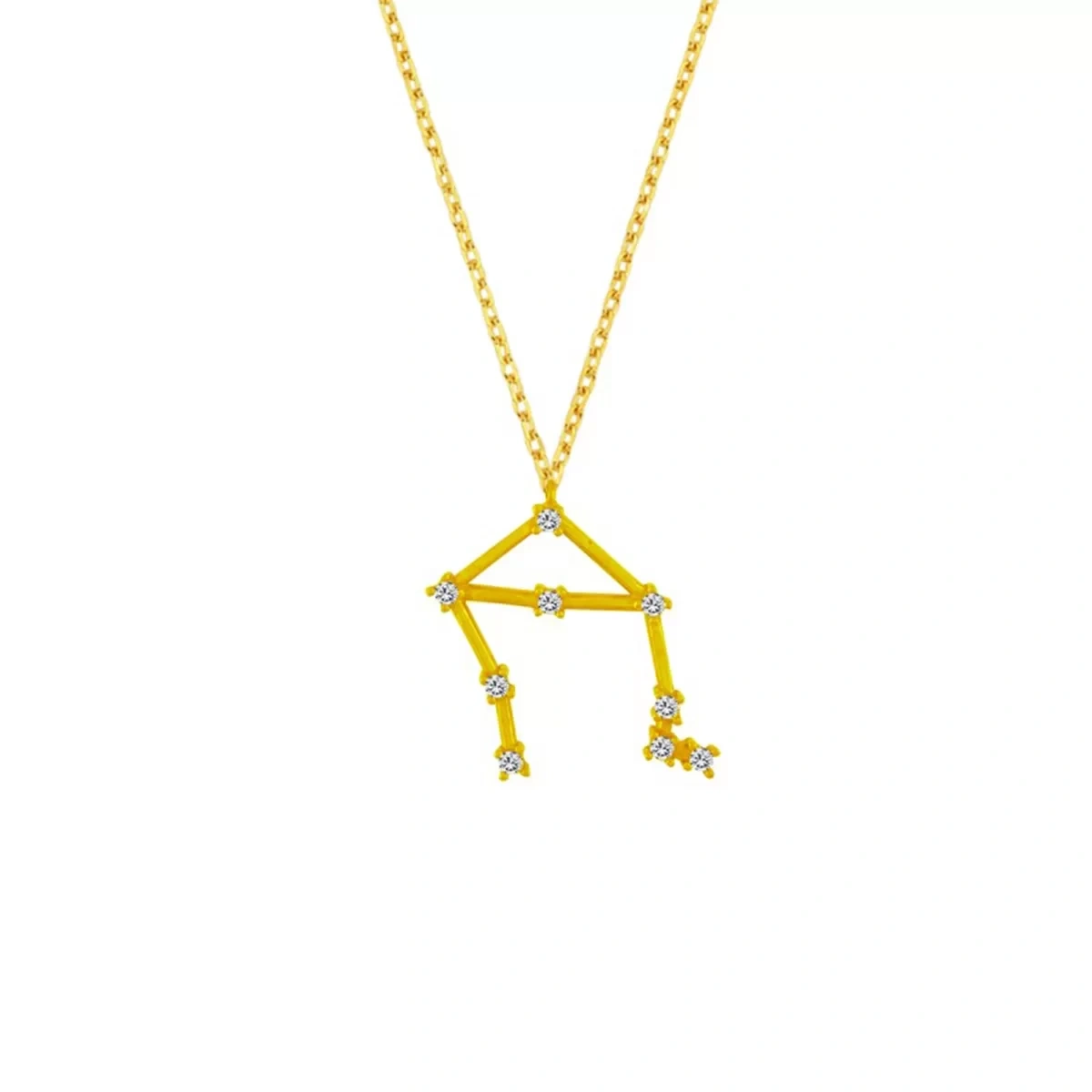 Yıldız Haritası Terazi Burcu Kolye