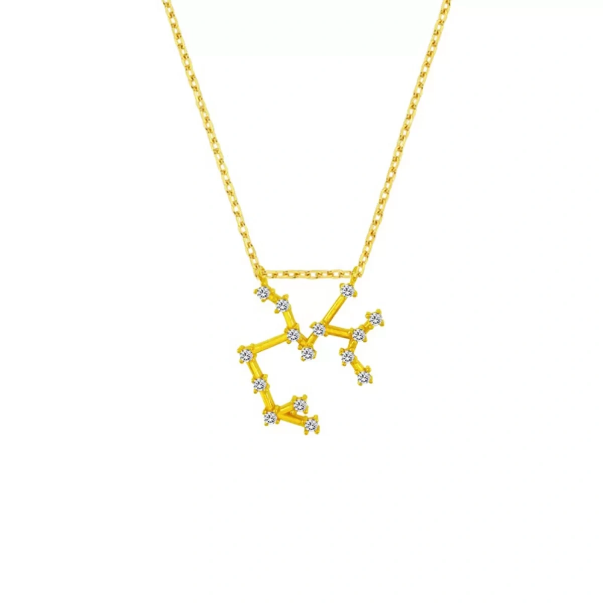 Zodiac Koleksiyonu Taşlı Yay Burcu GümüşKolye