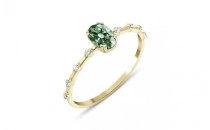 Renkli Taşlı Pırlanta Yüzük